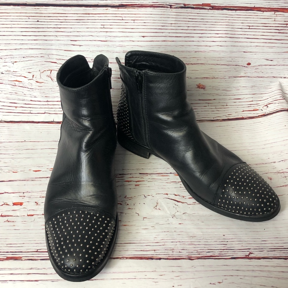 Stelle Monelle Made in Italy Studded Ankle Boots Size EU 39/ US 8.5
